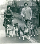Miss Muriel Burton, Mr John Wilkinson - Vintage Photograph