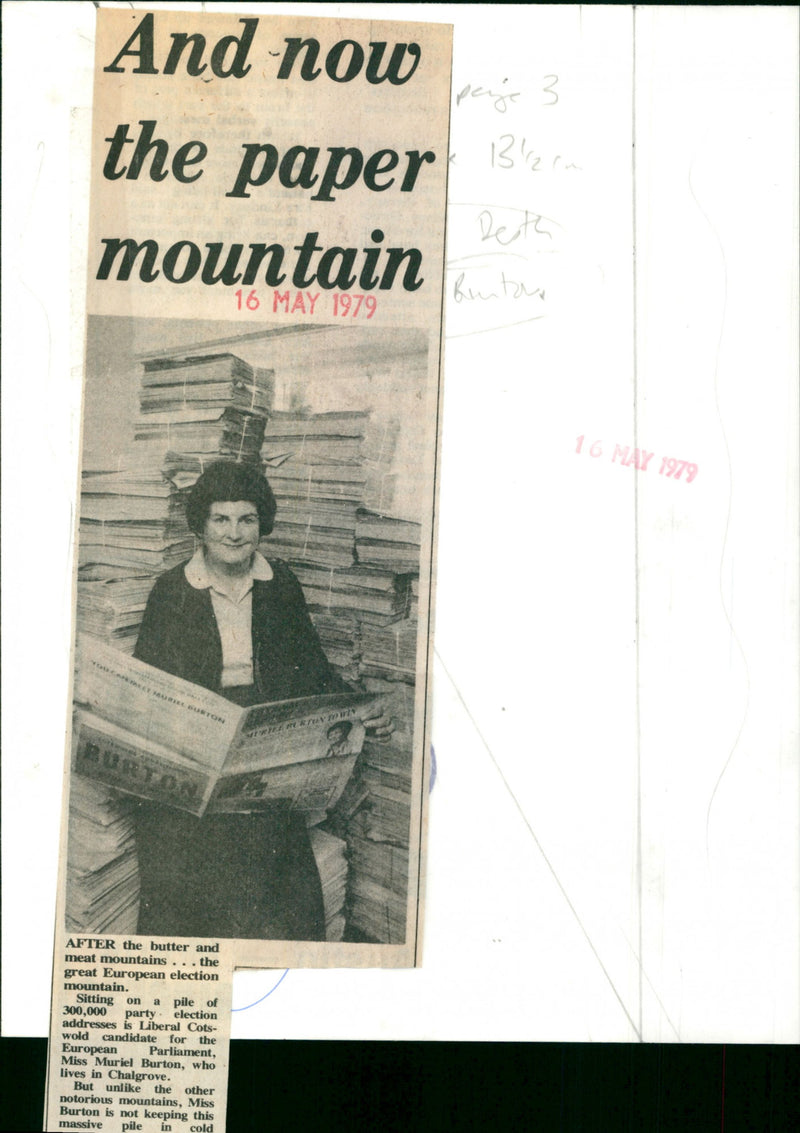 Miss Muriel Burton - Vintage Photograph