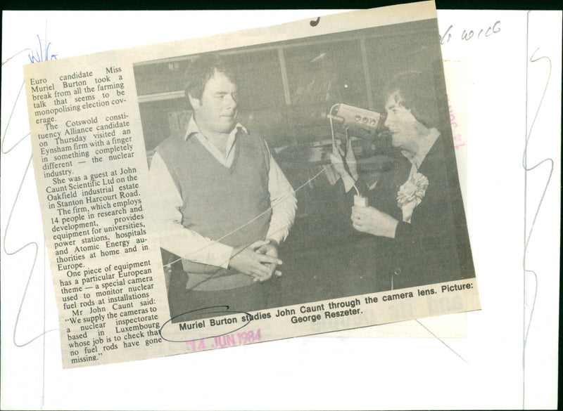 Muriel Burton, John Caunt - Vintage Photograph