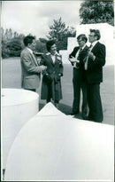Miss Muriel Burton, Mr Geoffrey Nuttall, Mr Ian Smith,  Mr Graham West - Vintage Photograph