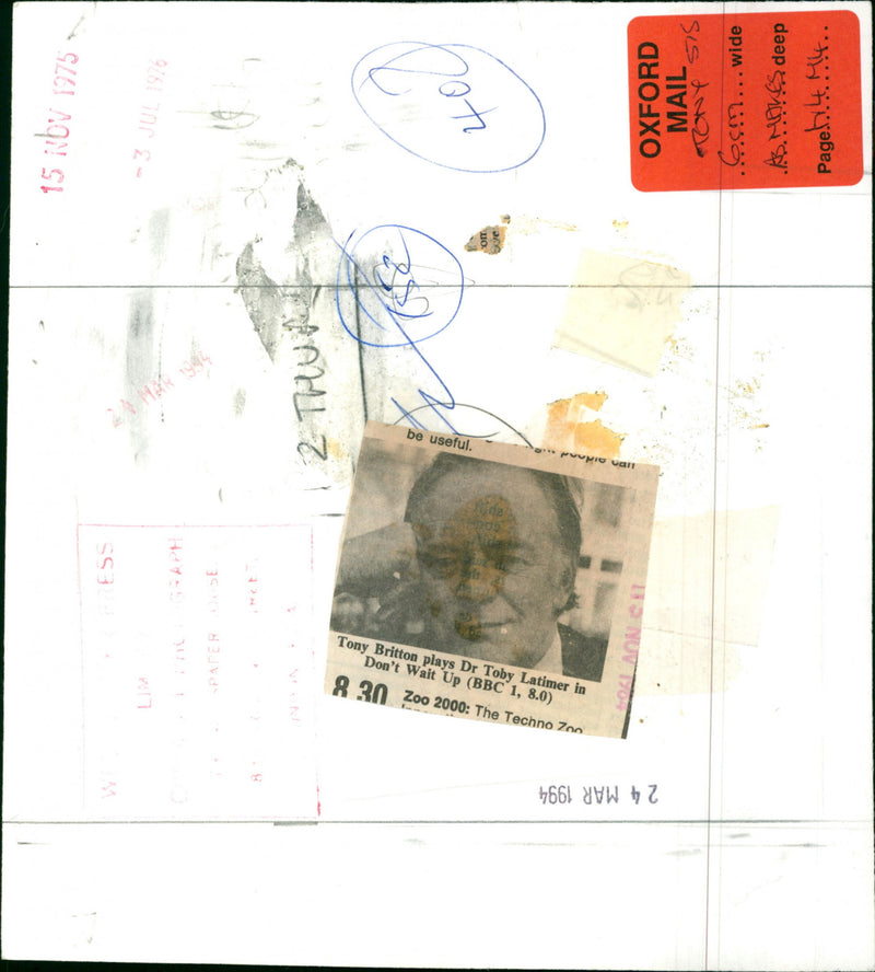 Tony Britton - Vintage Photograph