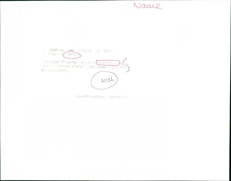 Lauren Brook - Vintage Photograph