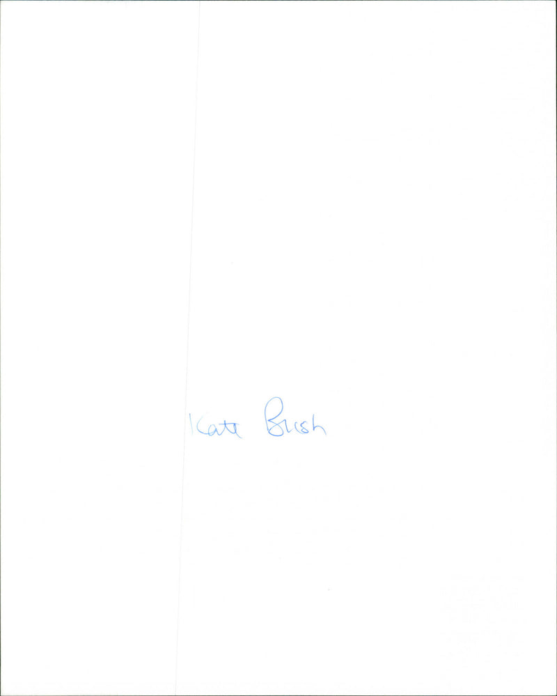 Kate Bush - Vintage Photograph