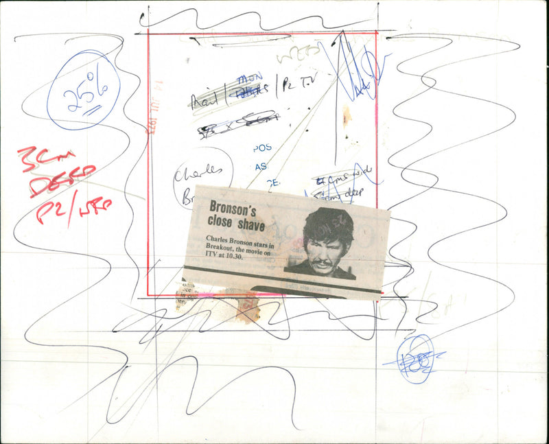 Charles Bronson - Vintage Photograph