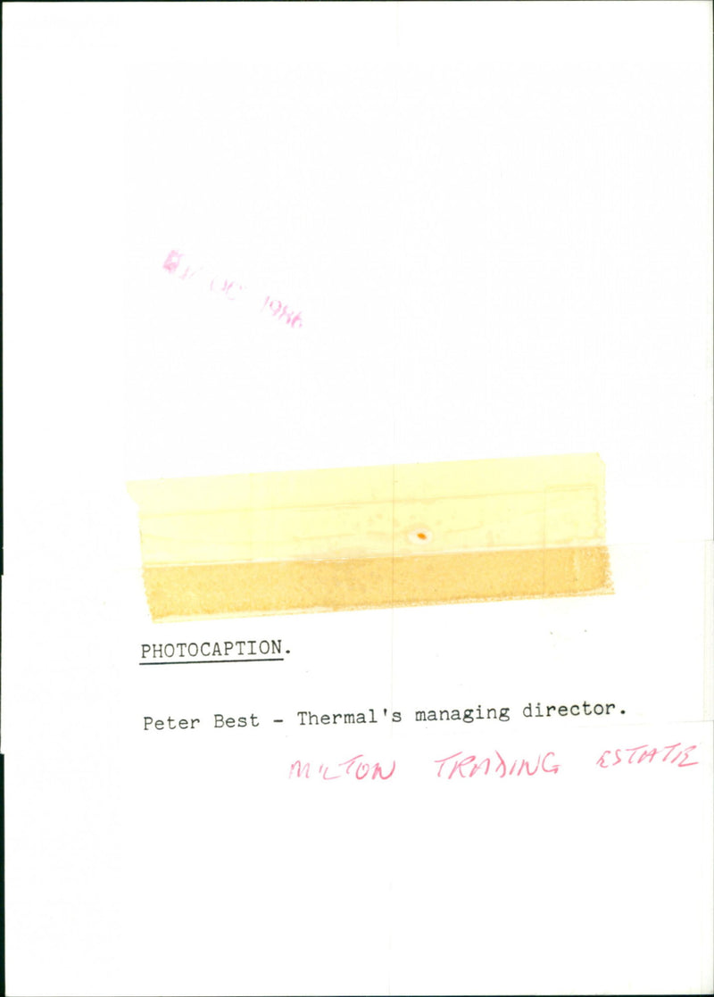 Peter Best - Vintage Photograph