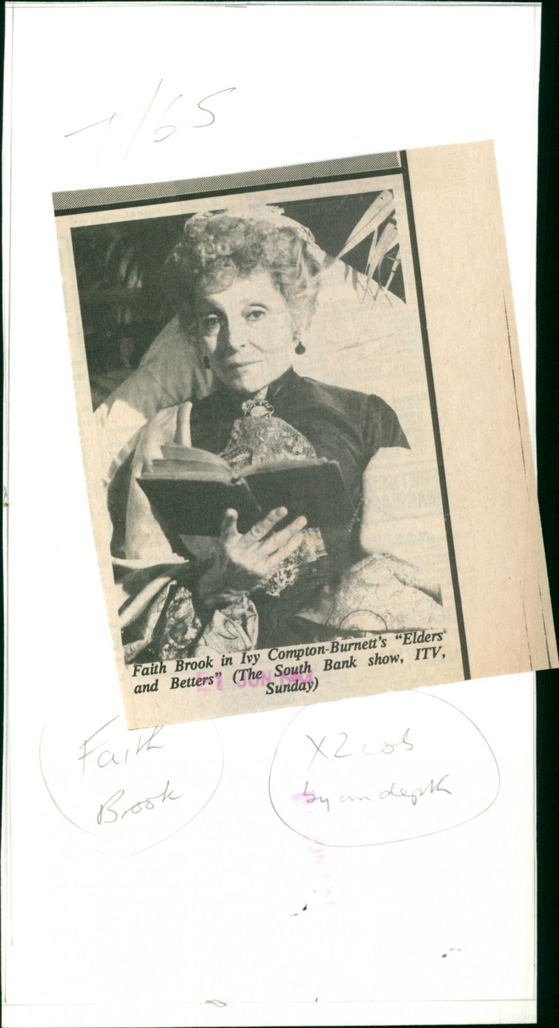 Faith Brook - Vintage Photograph