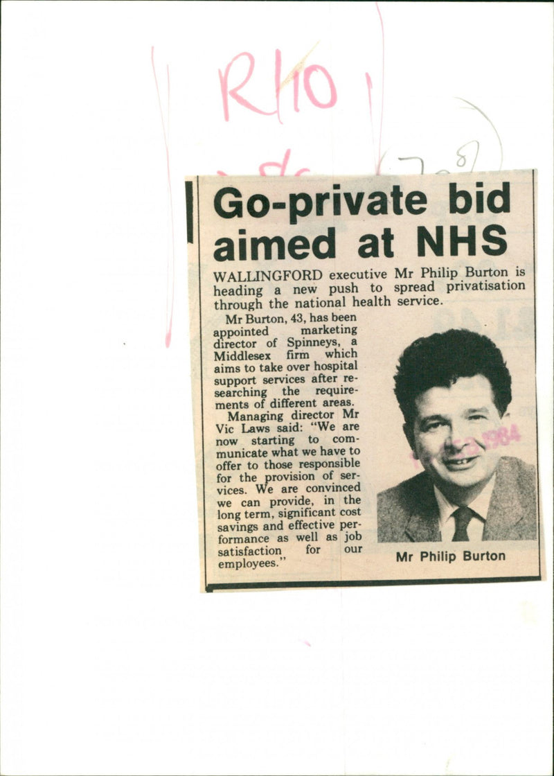 Philip Burton - Vintage Photograph