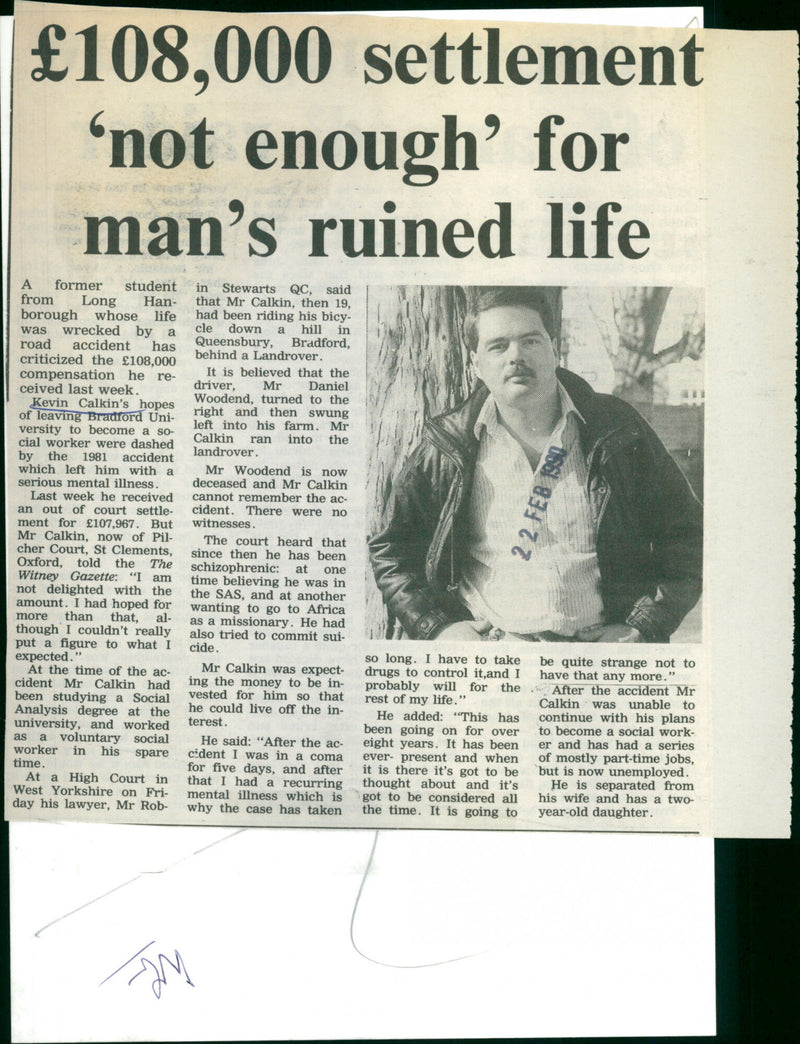 Kevin Calkin - Vintage Photograph