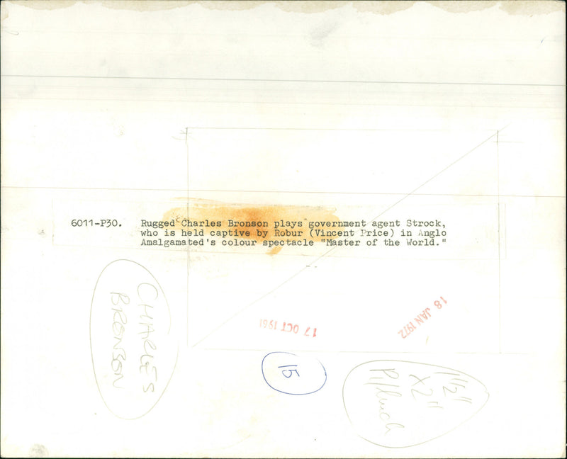 Charles Bronson - Vintage Photograph