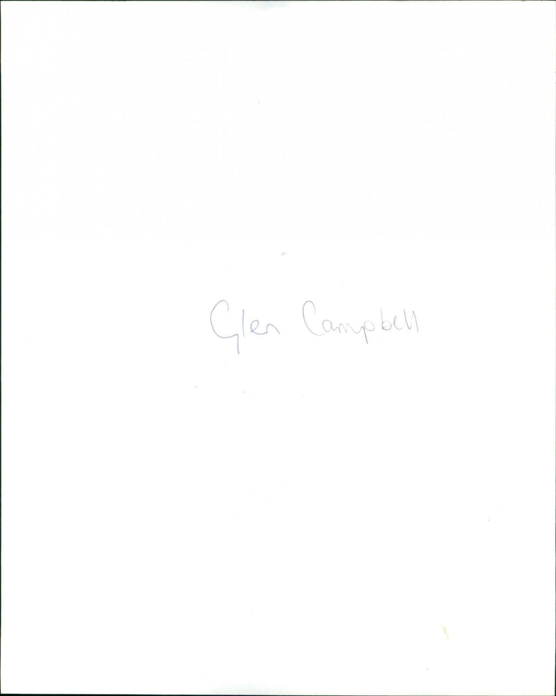 Glen Campbell - Vintage Photograph