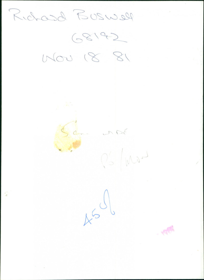 Richard Buswell - Vintage Photograph