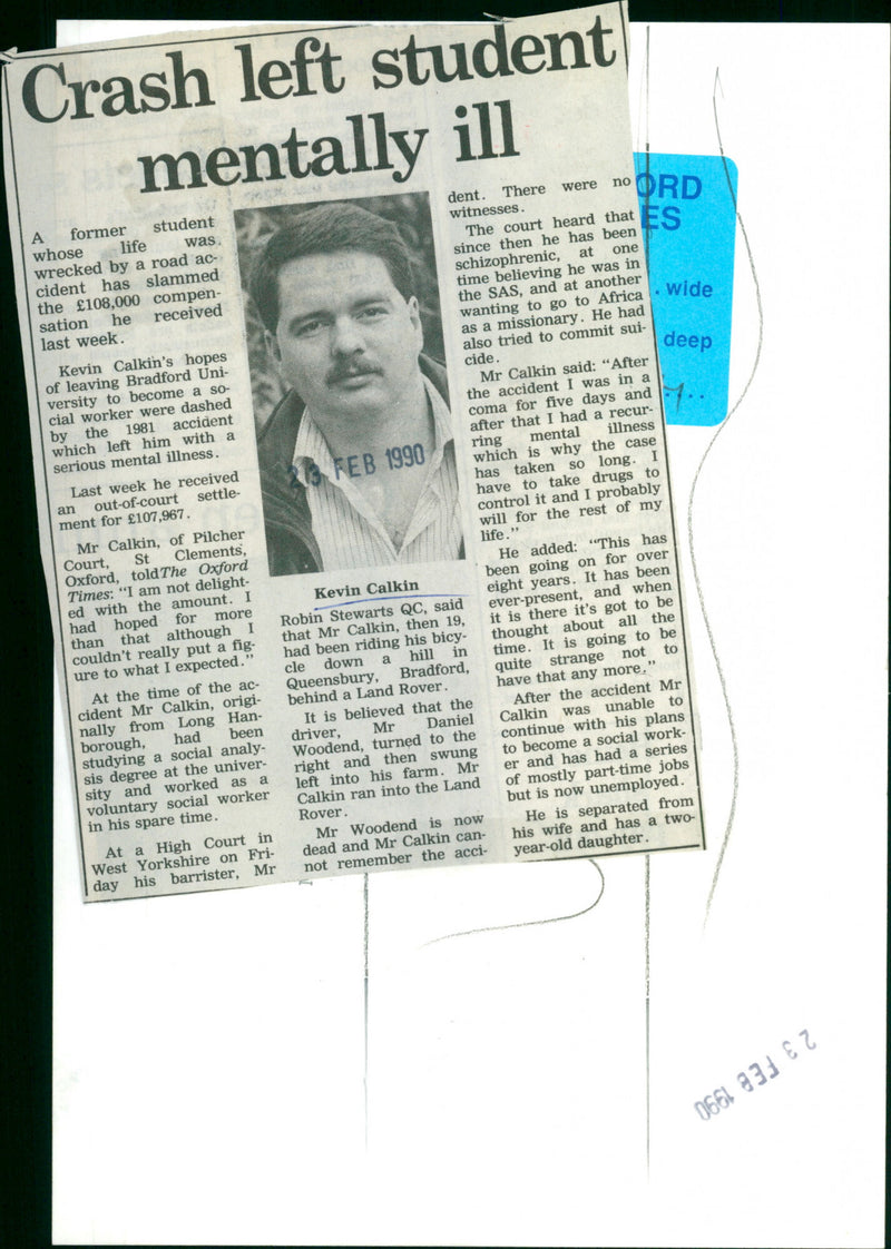 Kevin Calkin - Vintage Photograph