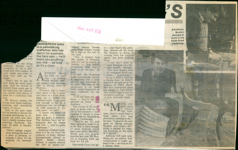 Anthony Buxton - Vintage Photograph