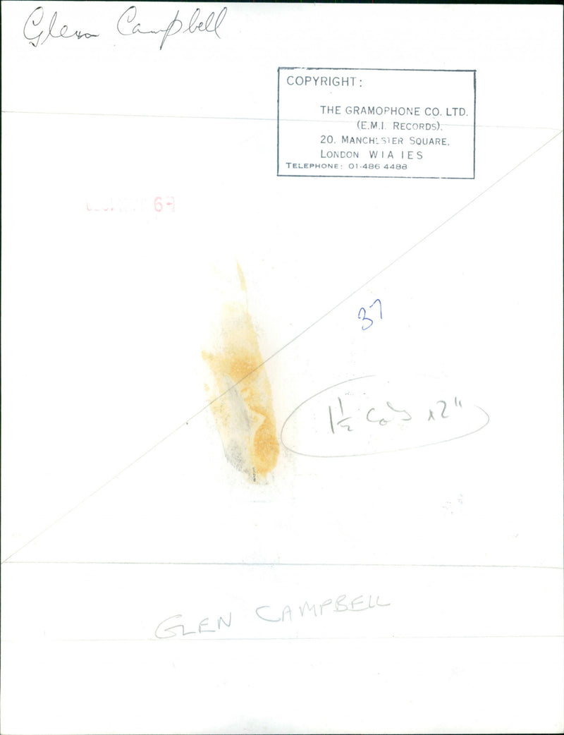 Glen Campbell - Vintage Photograph