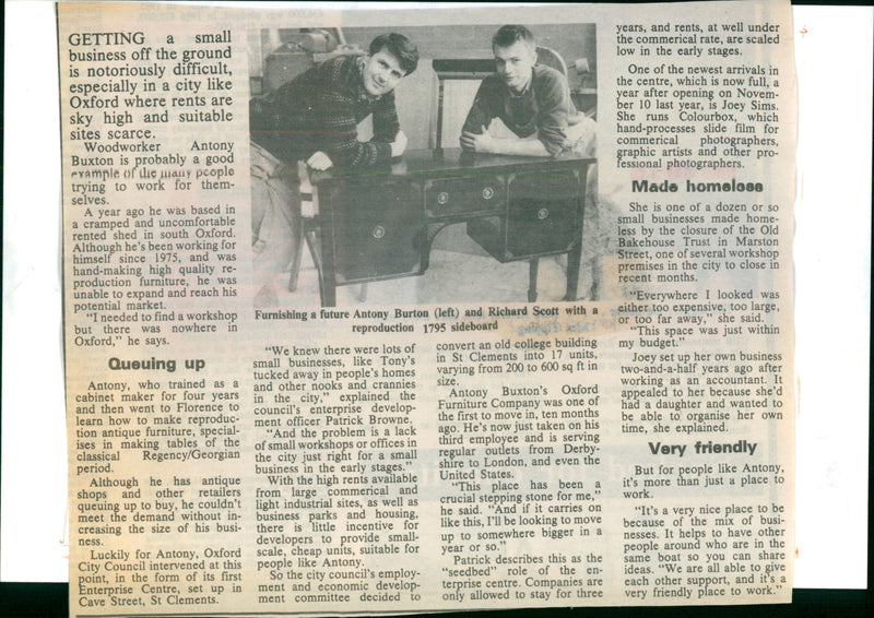 Antony Burton - Vintage Photograph