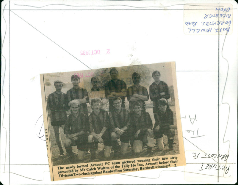 Arncott FC - Vintage Photograph