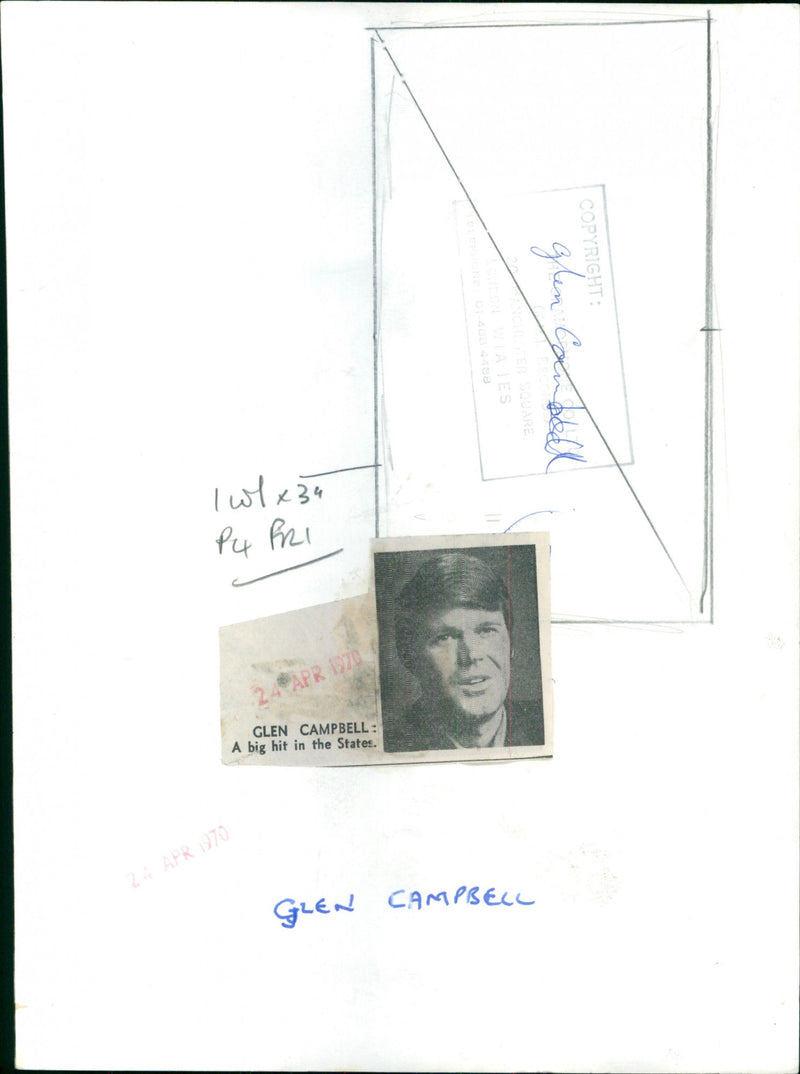 Glen Campbell - Vintage Photograph