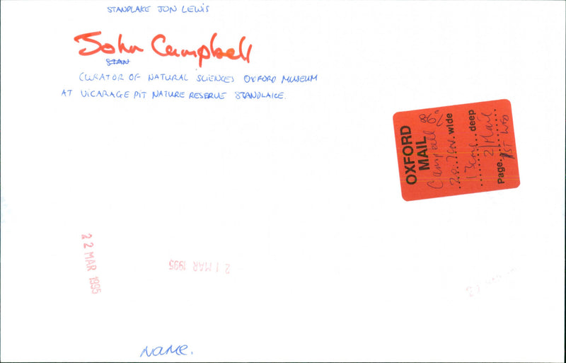 John Campbell - Vintage Photograph