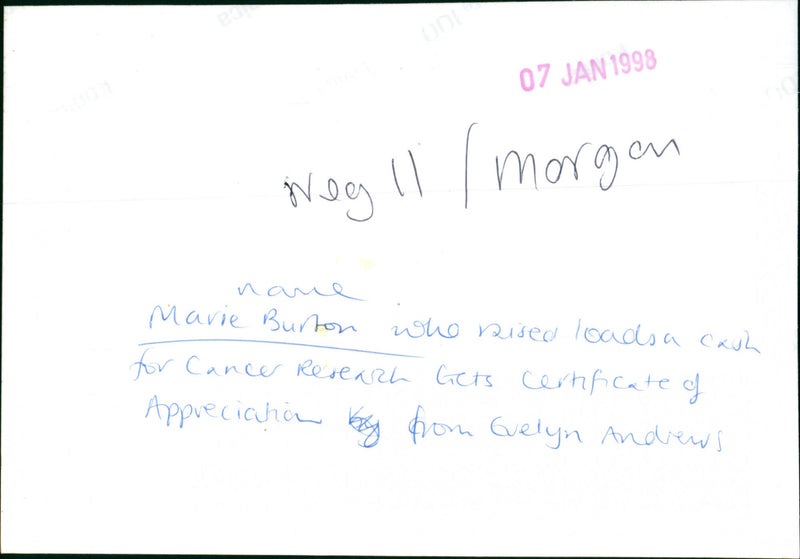 Marie Burton - Vintage Photograph