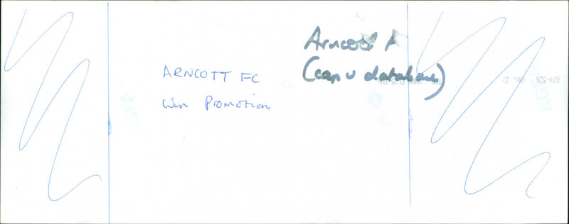 Arncott FC - Vintage Photograph