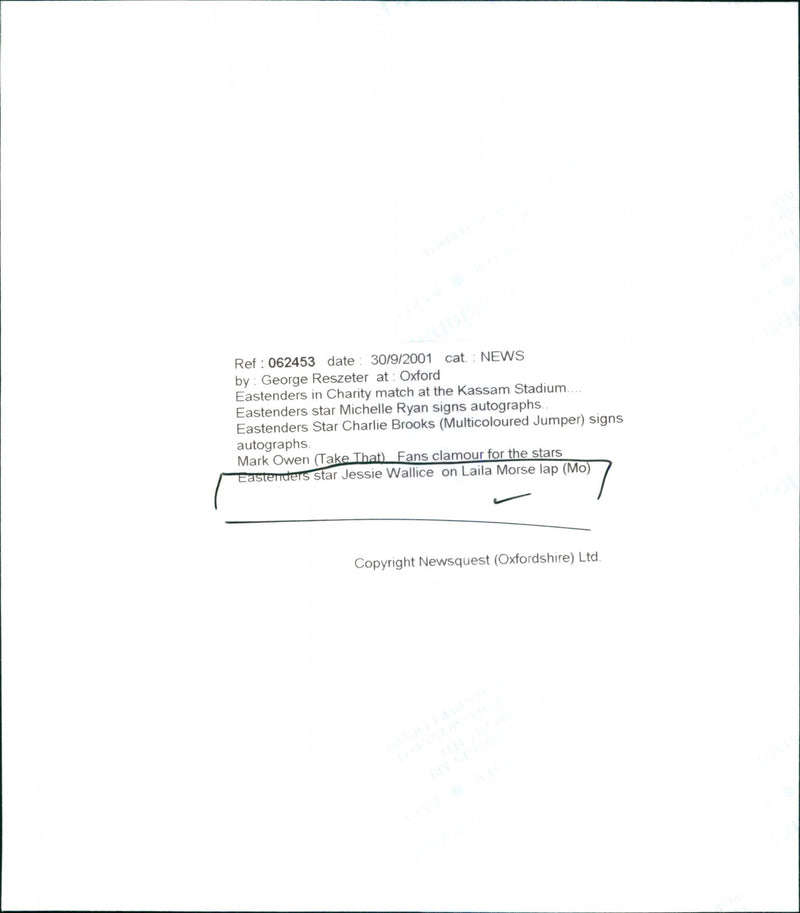 Jessie Wallice - Vintage Photograph