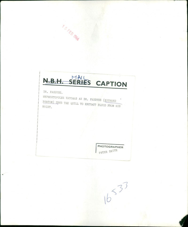 Richard Burton - Vintage Photograph