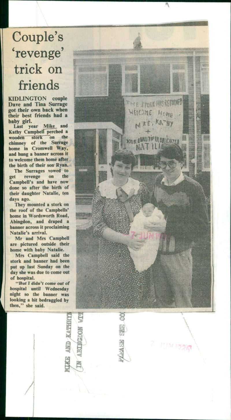 Mike and Cathy Campbell - Vintage Photograph