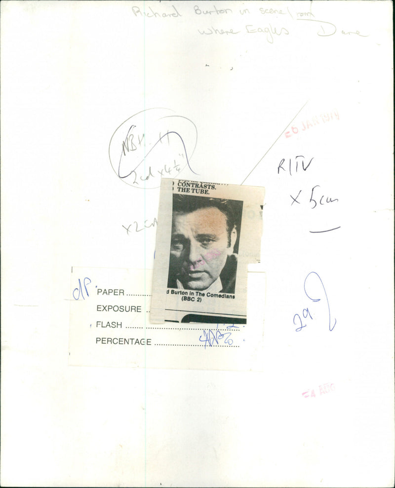 Richard Burton - Vintage Photograph