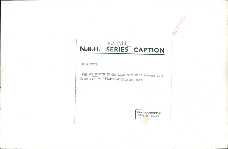 Richard Burton - Vintage Photograph