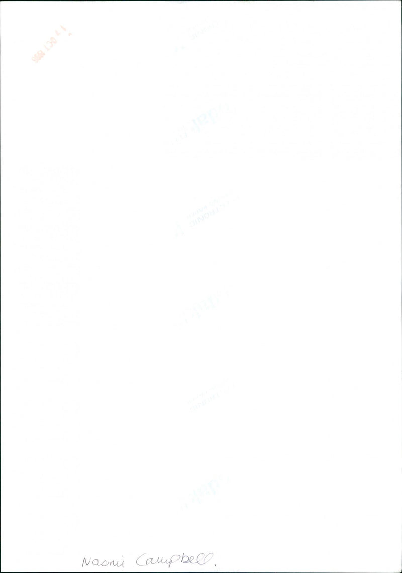 Naomi Campbell - Vintage Photograph