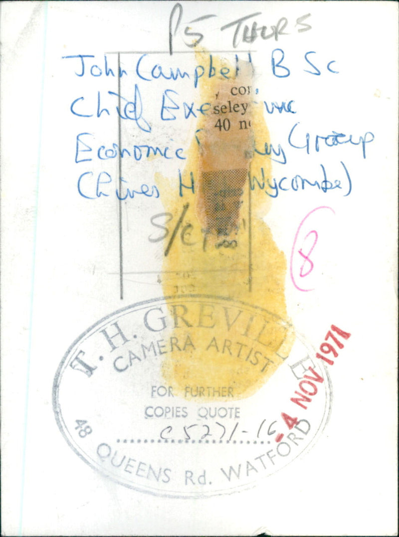 John Campbell - Vintage Photograph