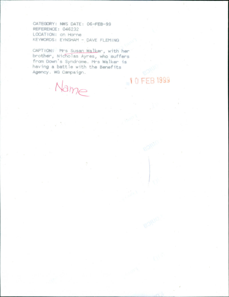 Susan Walker - Vintage Photograph