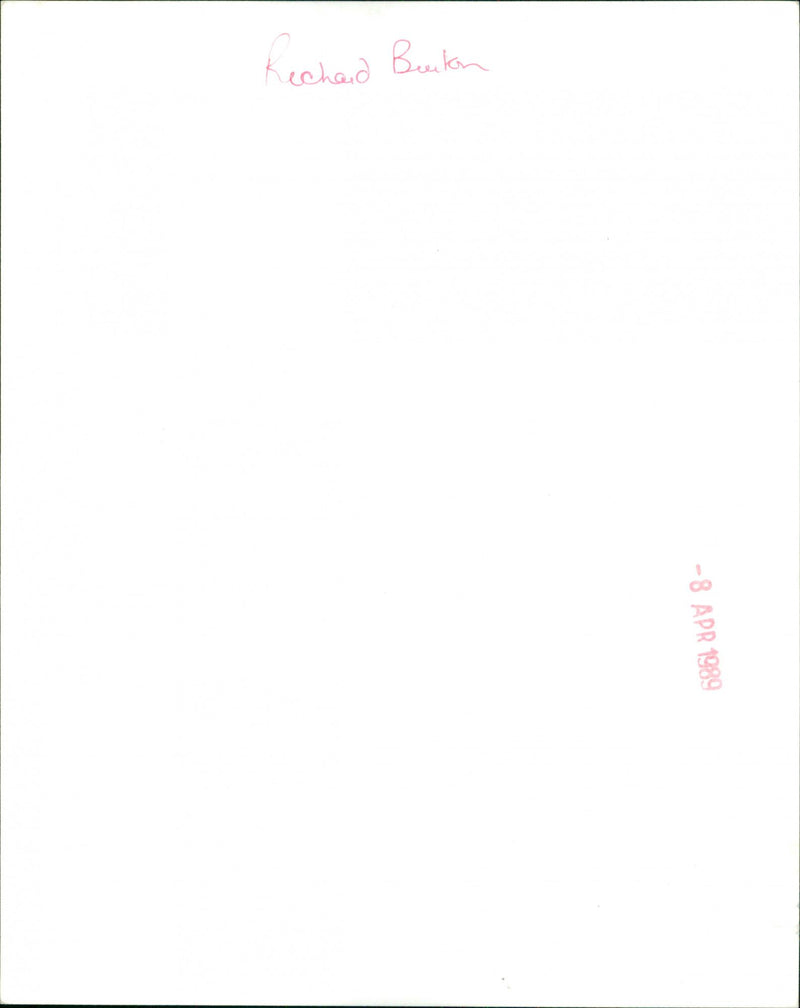 Richard Burton - Vintage Photograph