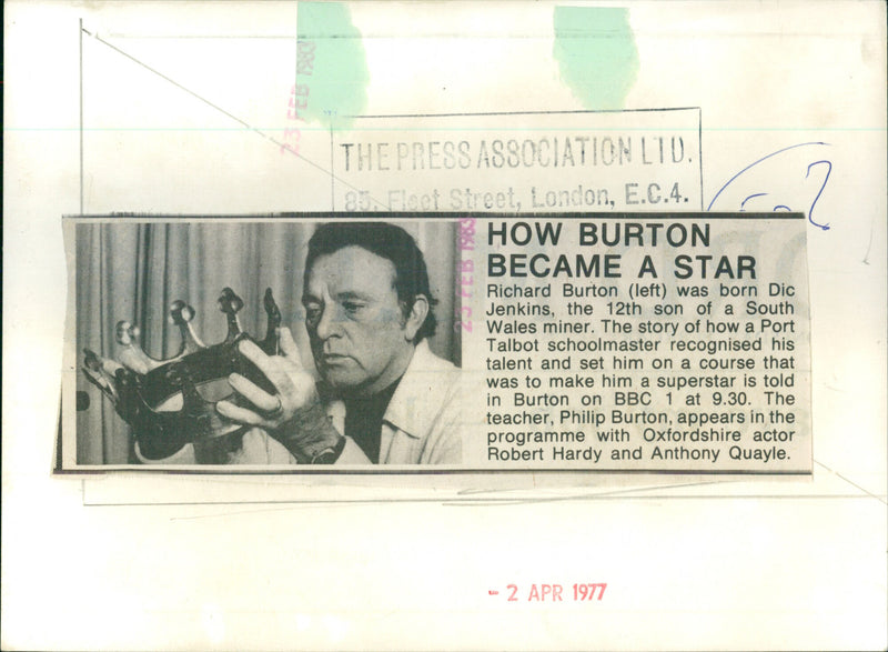 Richard Burton - Vintage Photograph