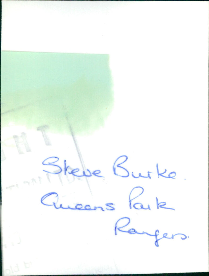 Steve Burke - Vintage Photograph