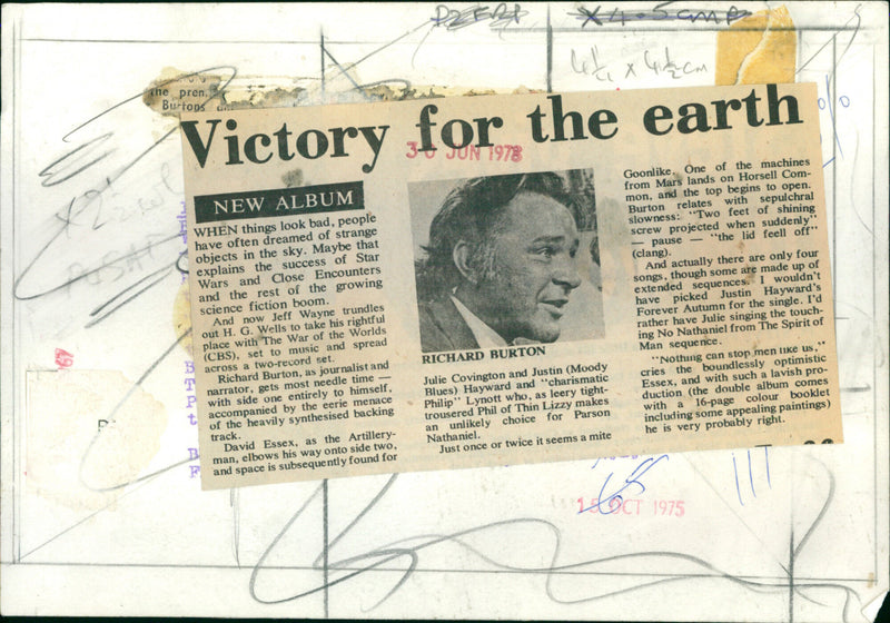 Richard Burton - Vintage Photograph