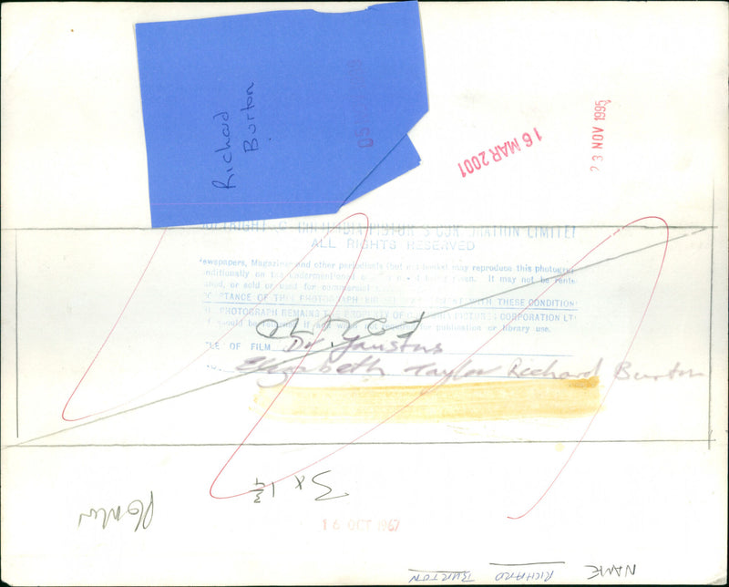 Richard Burton - Vintage Photograph