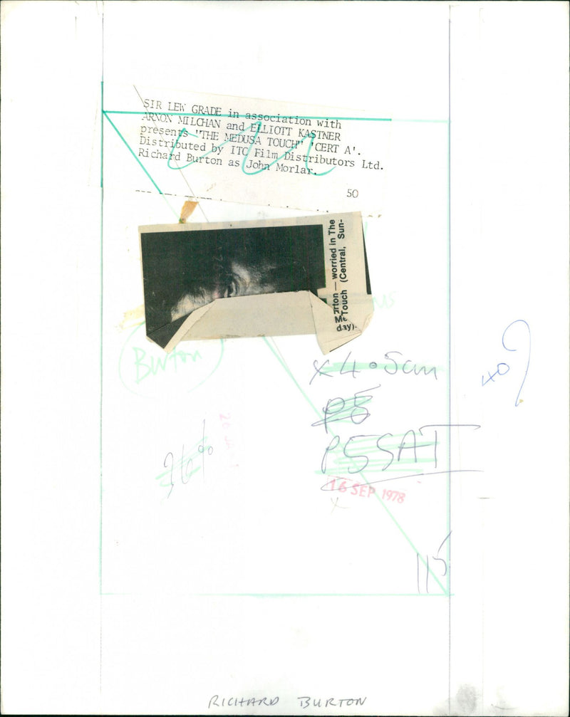 Richard Burton - Vintage Photograph