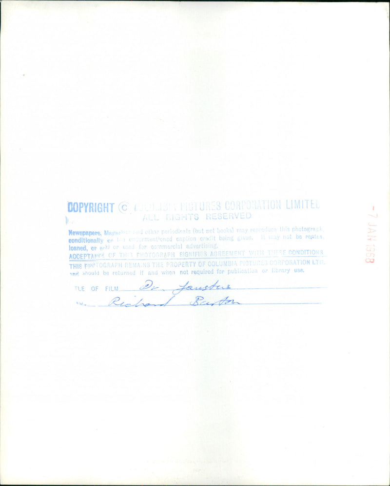 Richard Burton - Vintage Photograph