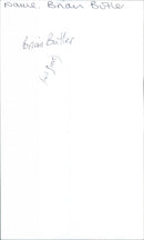 Brian Butler - Vintage Photograph