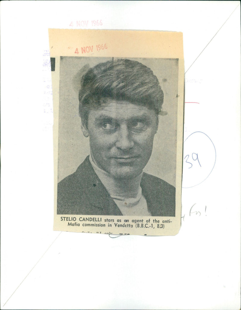 Stelio Candelli - Vintage Photograph