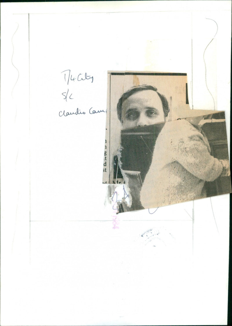 Mr. Claudio Campolucci - Vintage Photograph