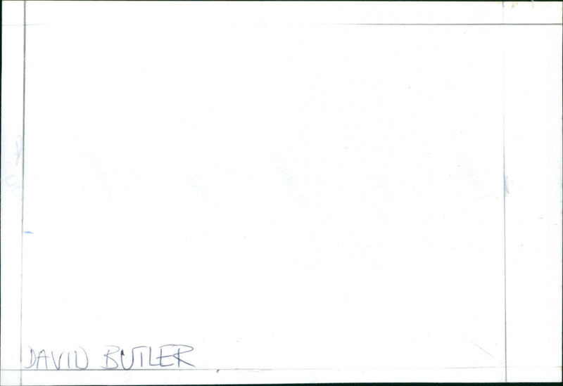 David Butler - Vintage Photograph