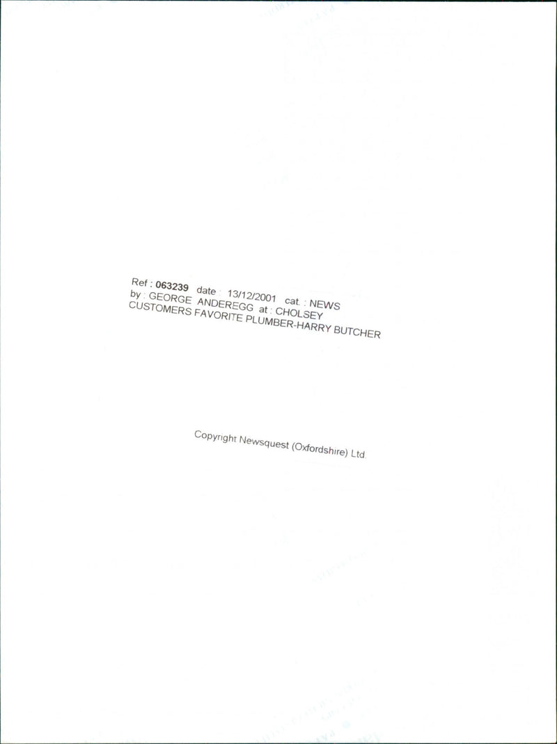 Harry Butcher - Vintage Photograph