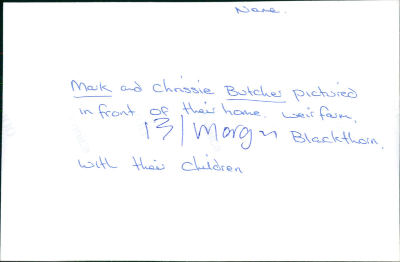 Mark Butcher - Vintage Photograph