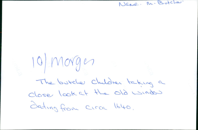 Mark Butcher - Vintage Photograph