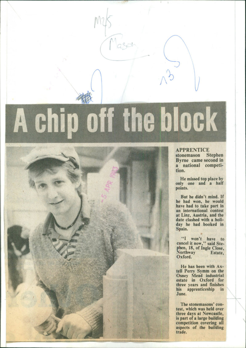 Stephen Byrne - Vintage Photograph