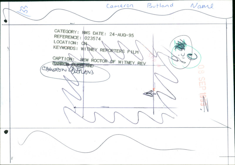 Cameron Butland - Vintage Photograph