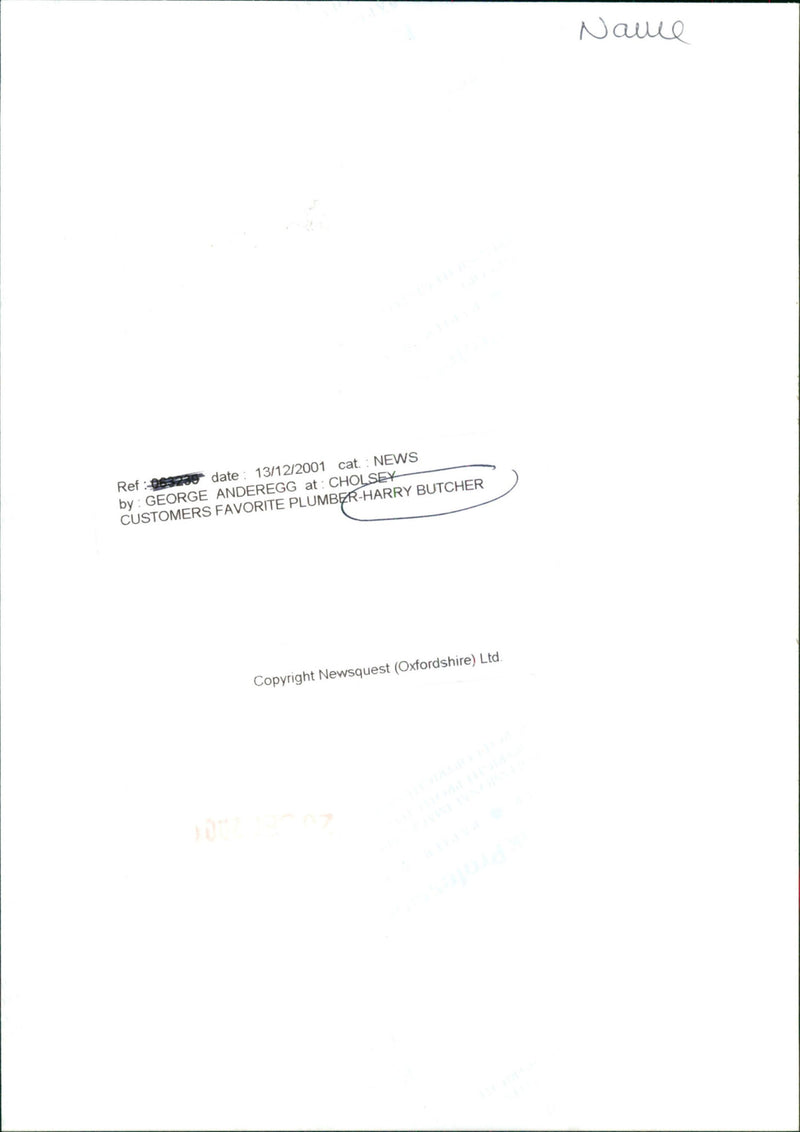 Harry Butcher - Vintage Photograph