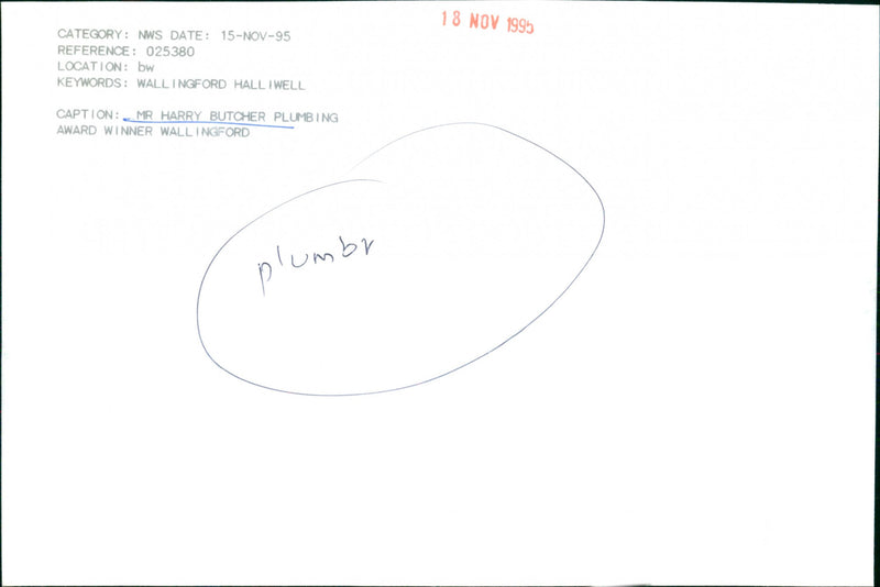 Harry Butcher - Vintage Photograph